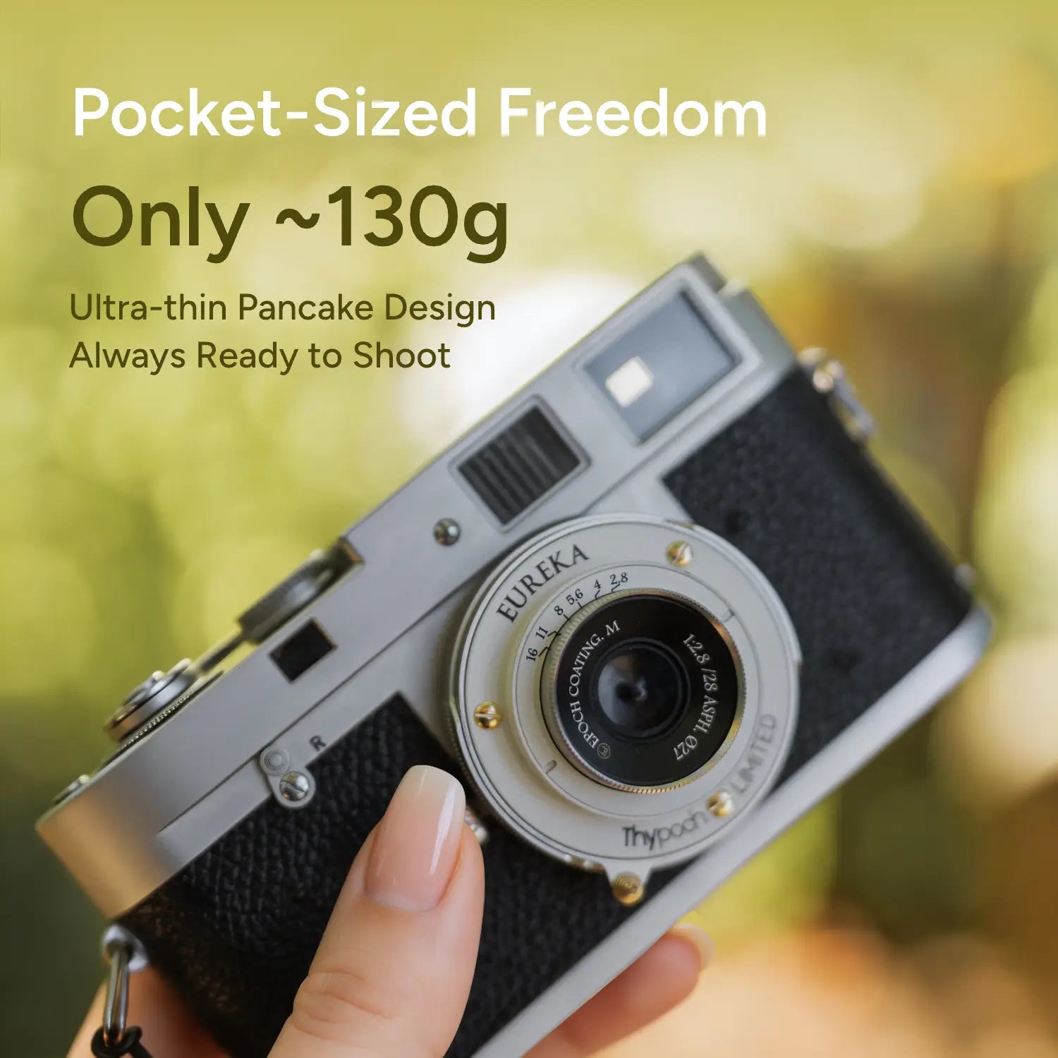 Eureka 28mm f/2.8 M Mount Pancake Lens Thypoch