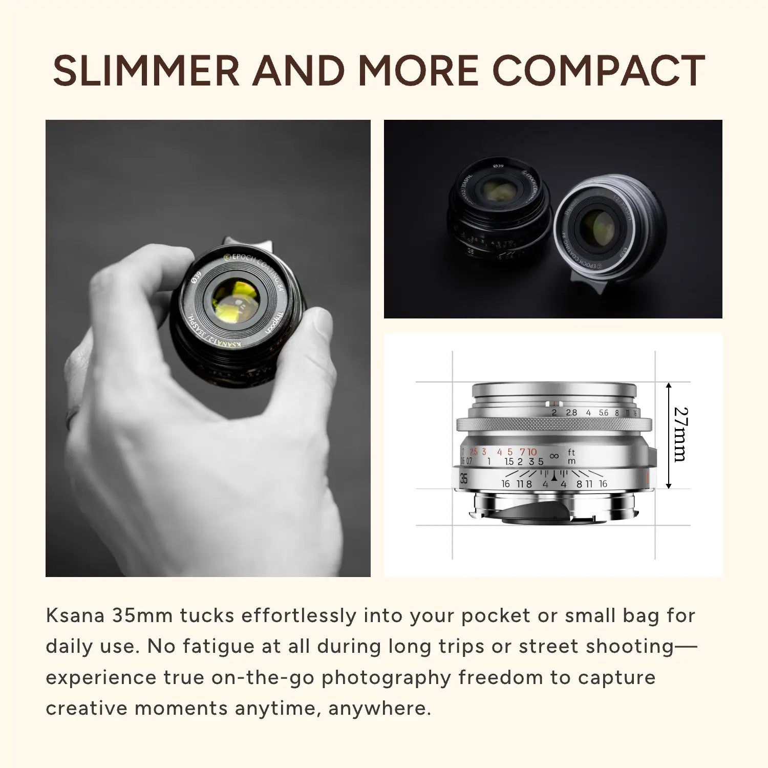 Ksana 35mm f/2 Full-Frame for M-Mount Cameras Thypoch