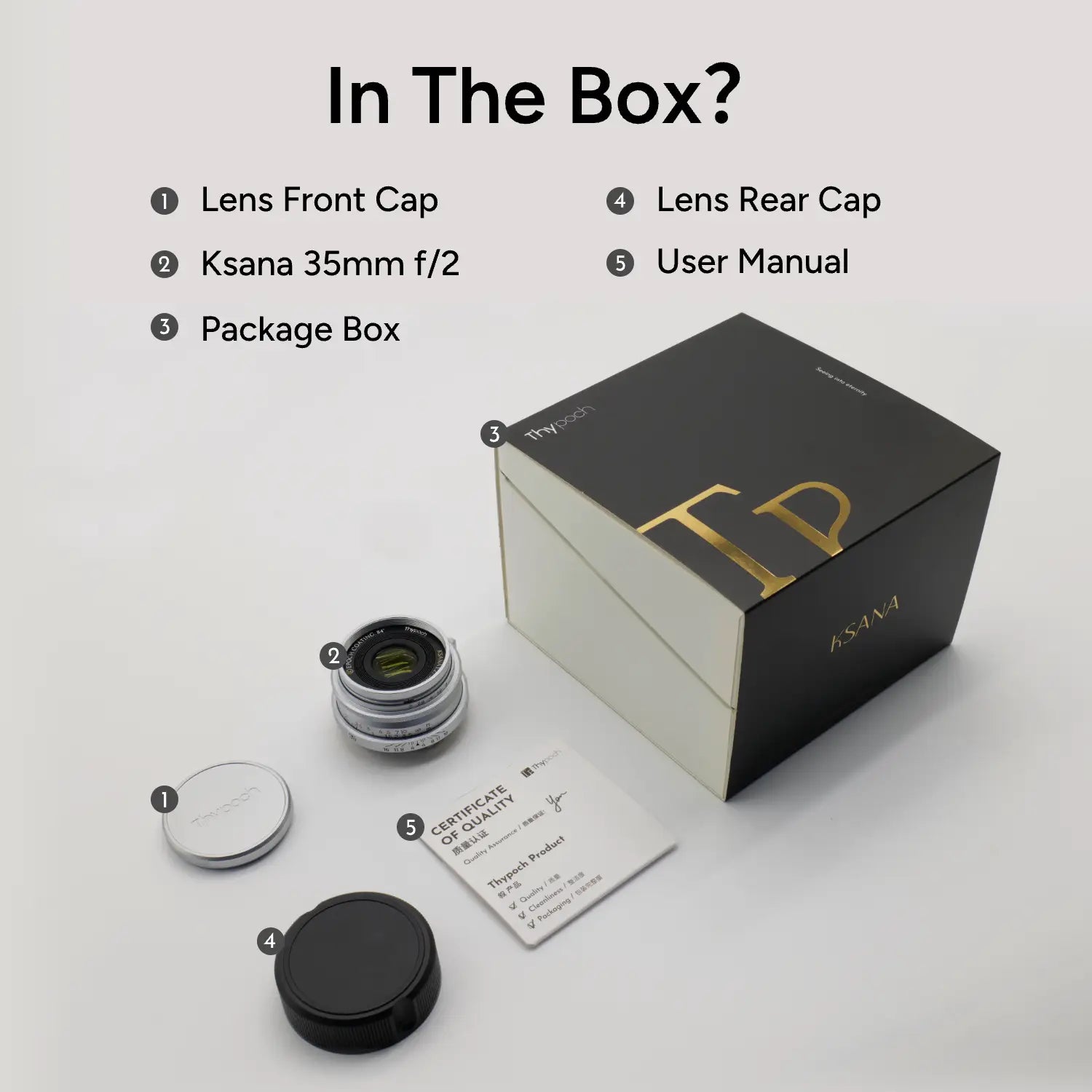 Ksana 35mm f/2 Full-Frame for M-Mount Cameras Thypoch