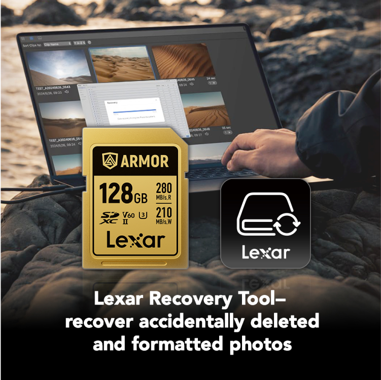 Lexar® ARMOR GOLD SDXC™ UHS-II Card Thypoch