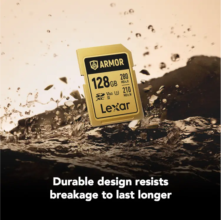 Lexar® ARMOR GOLD SDXC™ UHS-II Card Thypoch