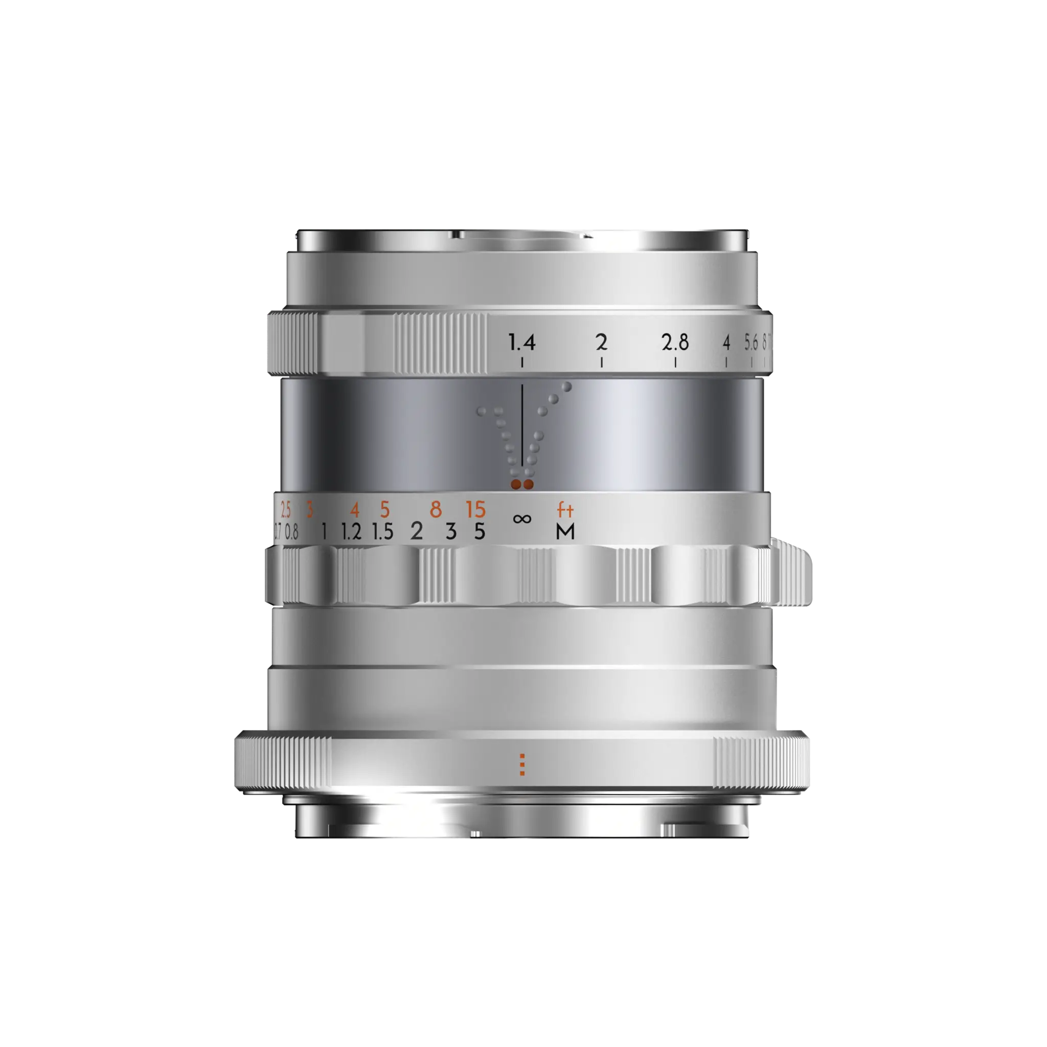 Simera 50mm f/1.4 M mount manual camera lens with exceptional sharpness and low-light performance