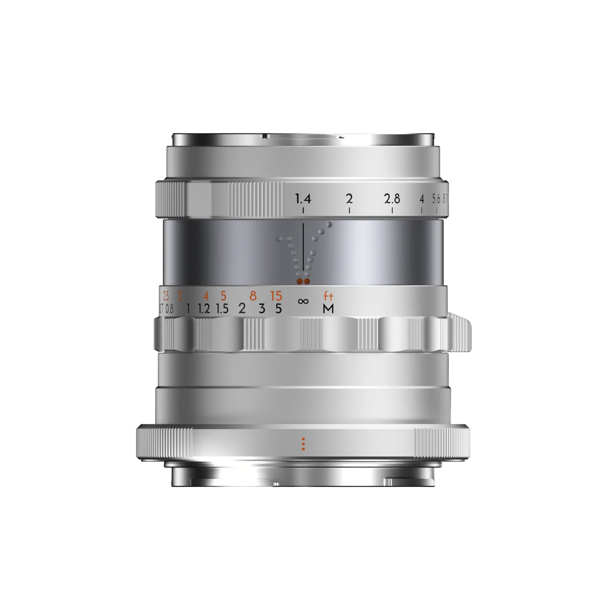 Simera 50mm f/1.4 M mount manual camera lens with exceptional sharpness and low-light performance