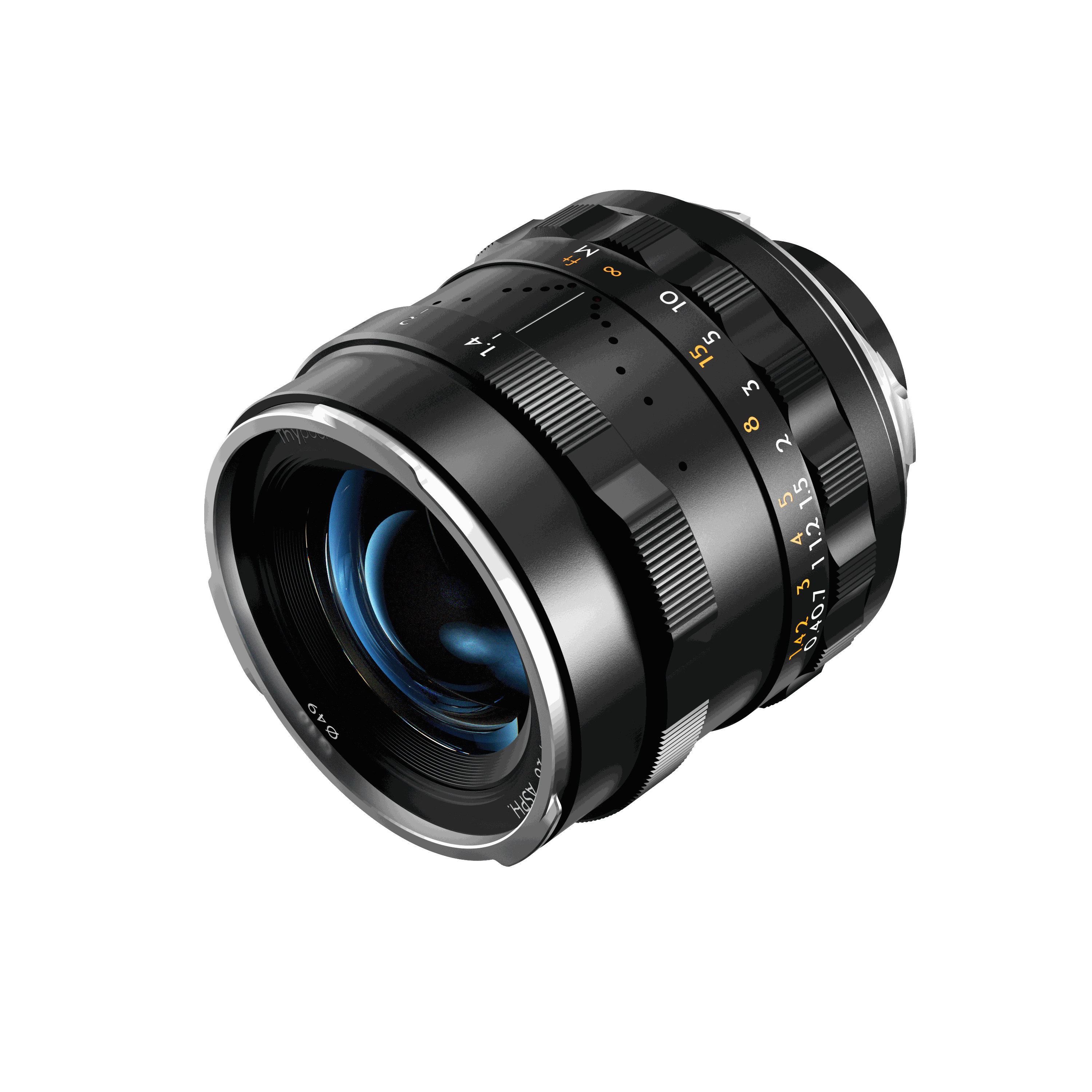 Manual Camera Lens Black