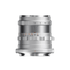 Silver Simera 50mm f/1.4 M Mount manual camera lens with 14-blade aperture and close focusing capability