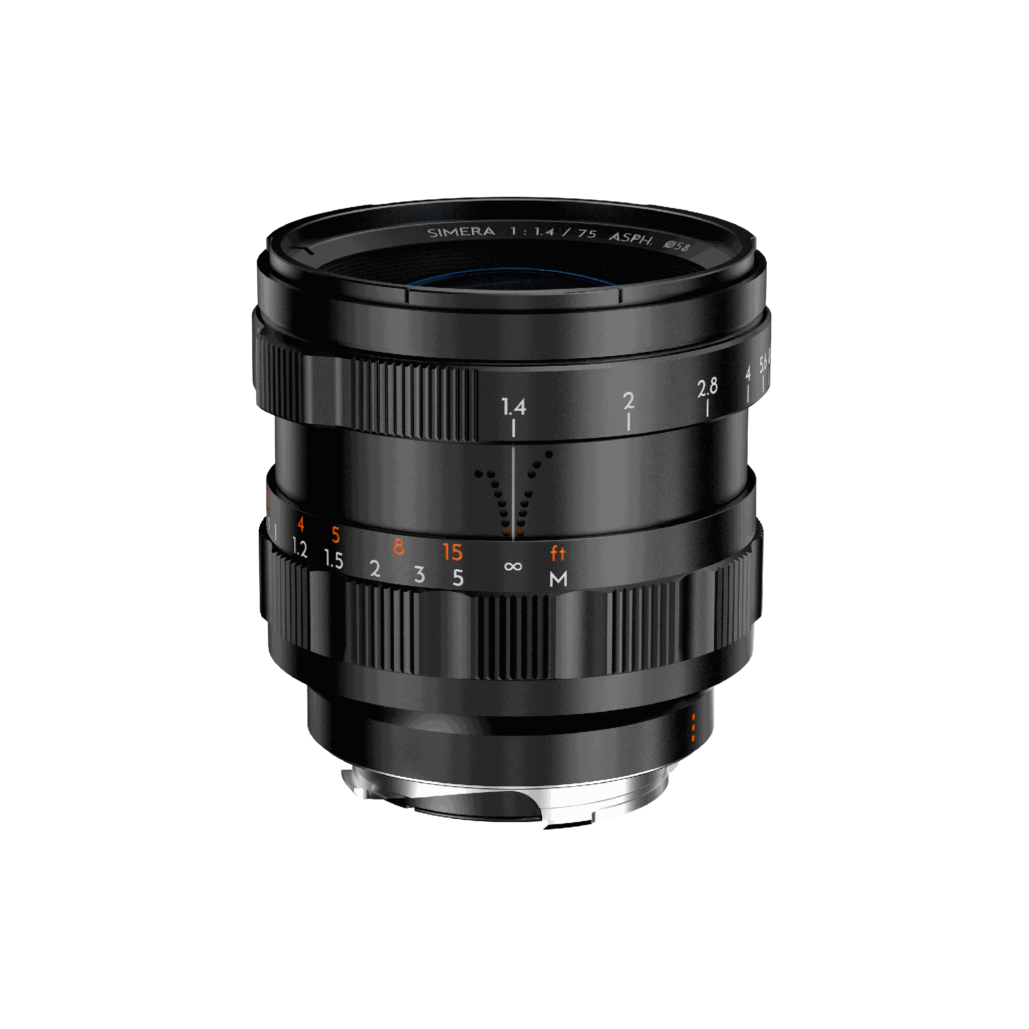 Simera 75mm f/1.4 M Mount