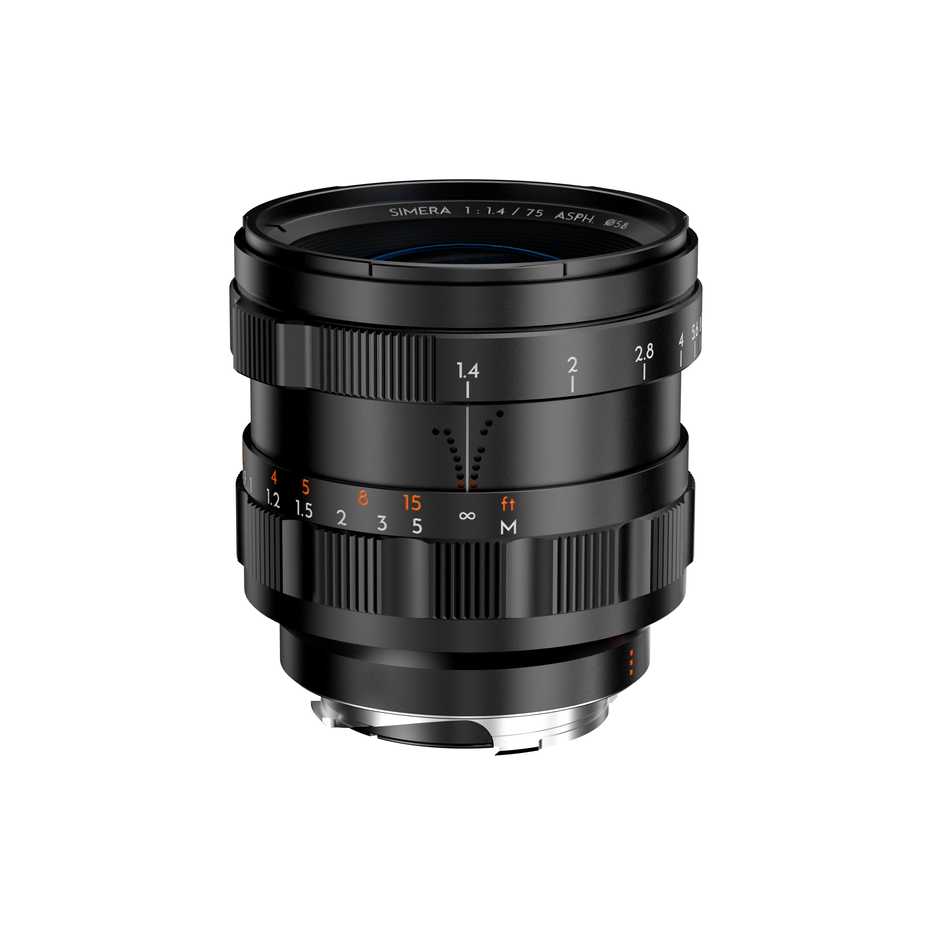 Simera 75mm f/1.4 M Mount