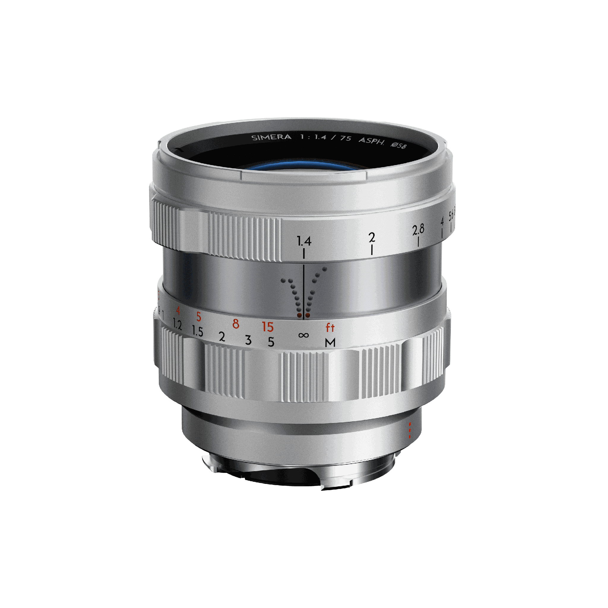 Simera 75mm f/1.4 M Mount
