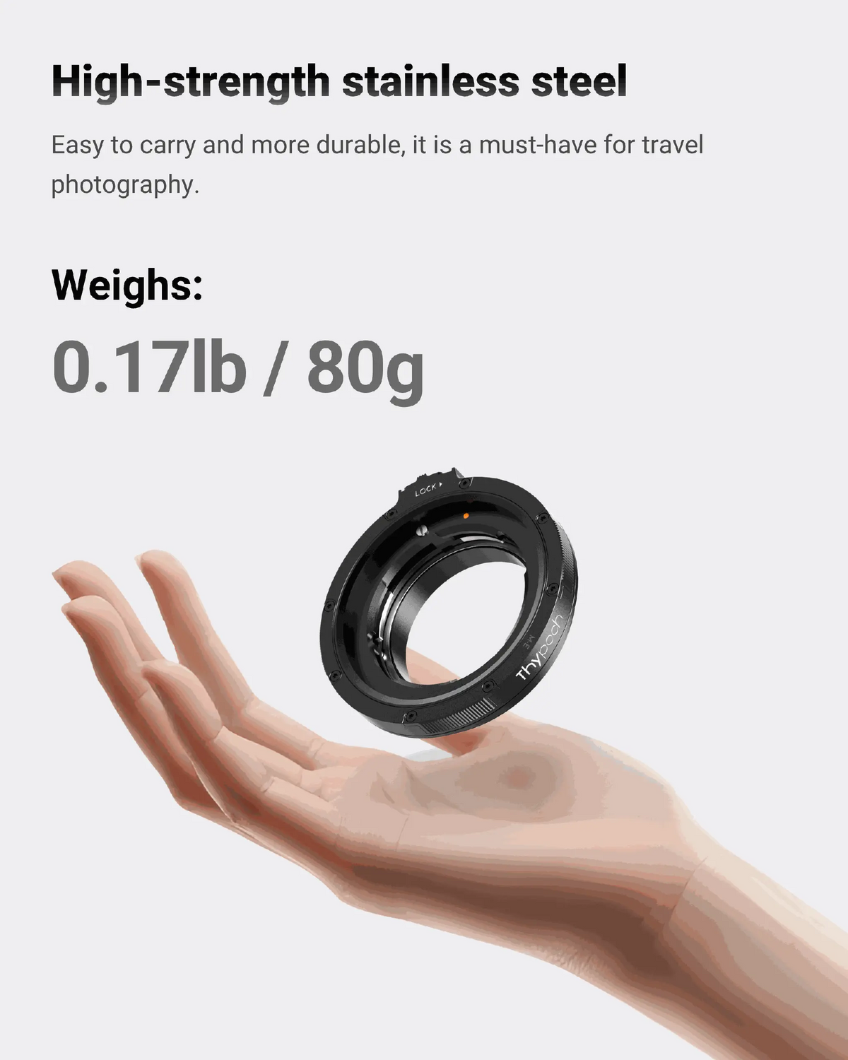 Thypoch Lens Mount Adapter, Compatible with Leica M Lens to Nikon Thypoch Lens Mount Adapter, Compatible with Leica M Lens to Nikon