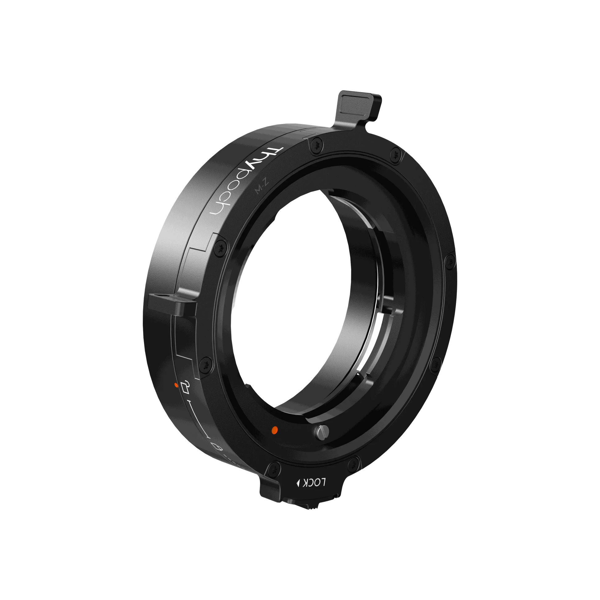 Thypoch manual M lens adapter ring compatible with Cooke SP3, Leitz M0.8, and Leica M lenses, durable aerospace-grade aluminum with dual-lock design for Canon RF cameras