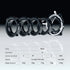 Thypoch Manual M Lens Adapter Ring compatible with Cooke SP3, Leitz M0.8, and Leica M lenses for Canon RF, E, L, Z, and ARRI mounts, made of aerospace-grade aluminum alloy, black color, durable and lightweight.