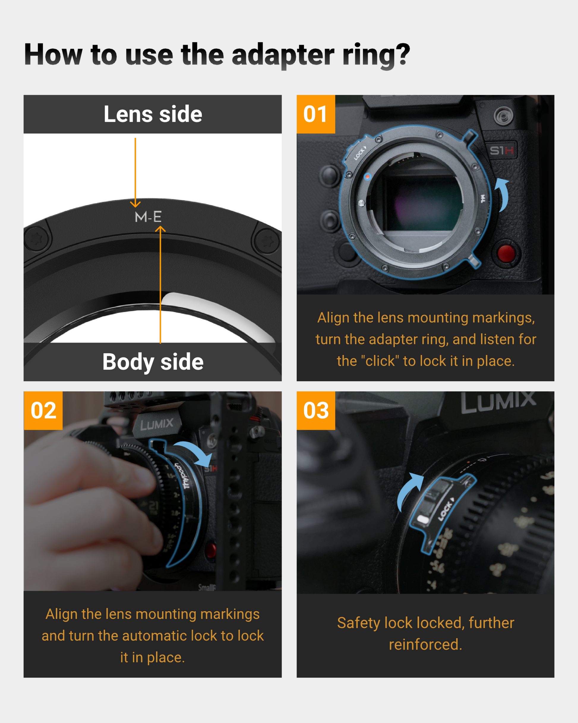 Thypoch M Lens Mount Adapter auto-lock for Leica M lenses to Canon RF and multi-system camera mounts with durable aerospace-grade aluminum and dual-lock safety design